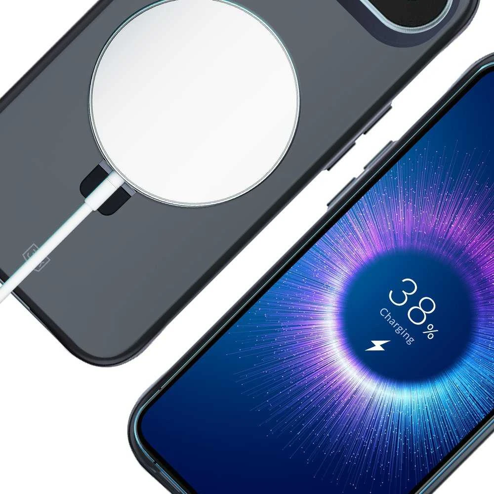 3Mk apsauga 3mk dūminis dėklas su magnetu ir stovu iPhone Air - Juodas