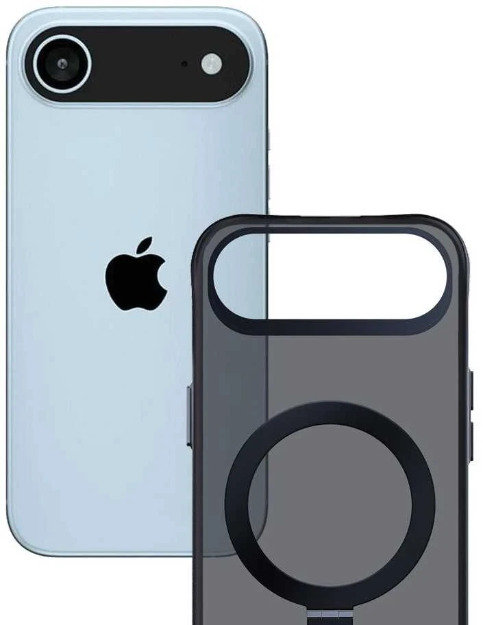 3Mk apsauga 3mk dūminis dėklas su magnetu ir stovu iPhone Air - Juodas