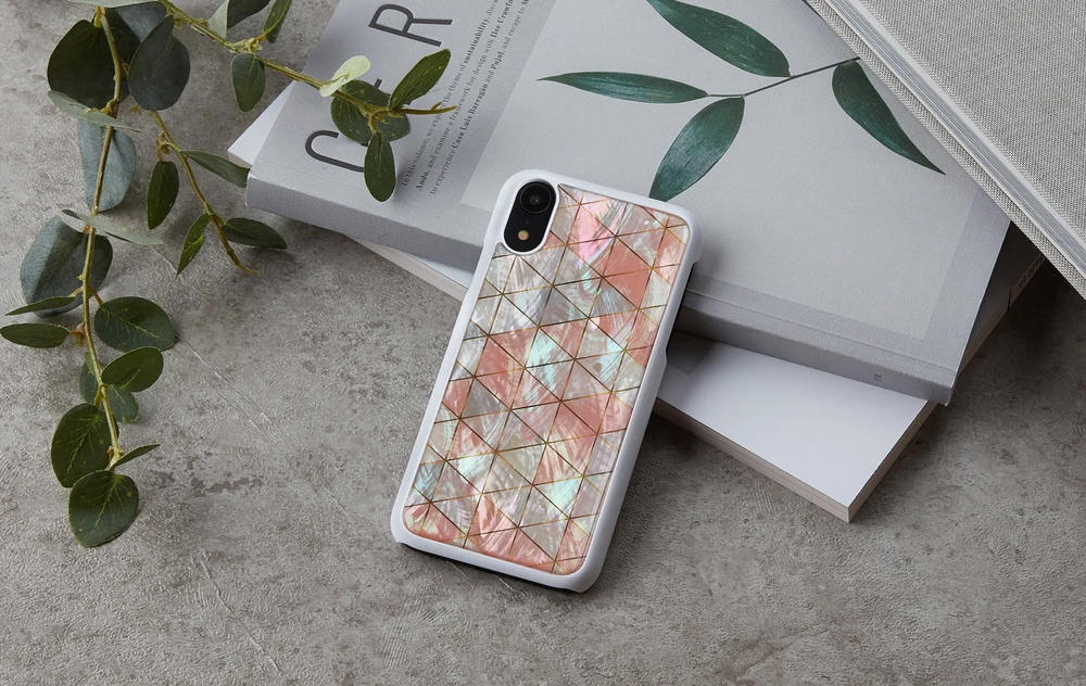 Ikins iPhone XR telefono dėklas „Diamond Baltas“