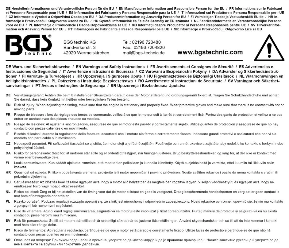 ĮPURŠKIMO SIURBLIO FIKSAVIMO ĮRANKIS | SKIRTAS BGS 8155 (8155-20)