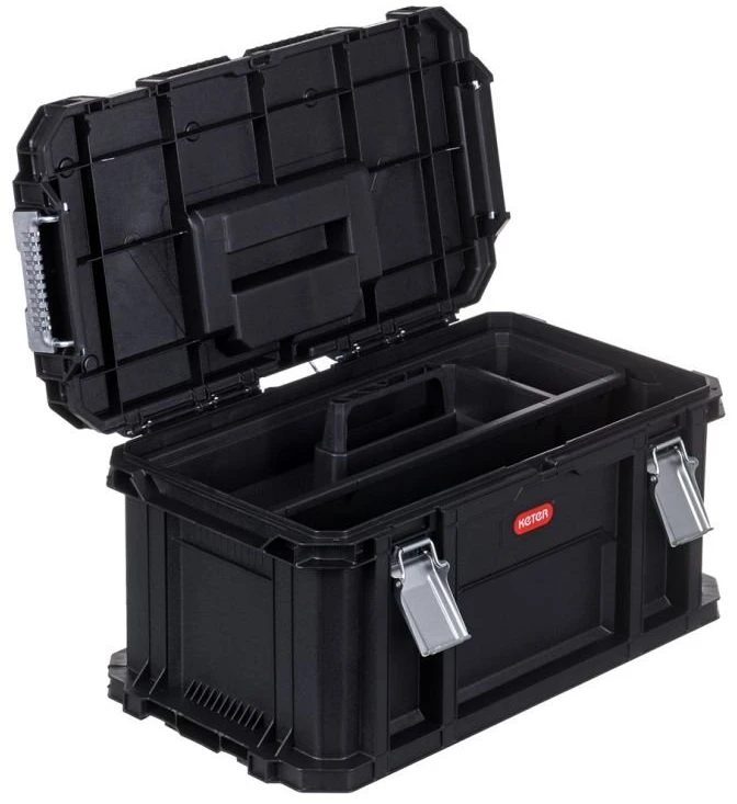 Įrankių dėžių komplektas Keter Connect Rolling System