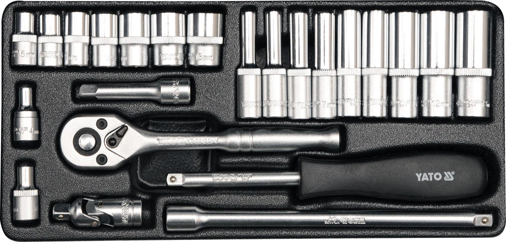 YATO Rinkinys KLUCZY 1/4" 23 vnt. 14421