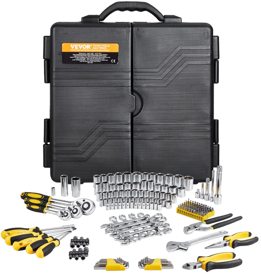 VEVOR 207 dalių mechaniko įrankių rinkinys
