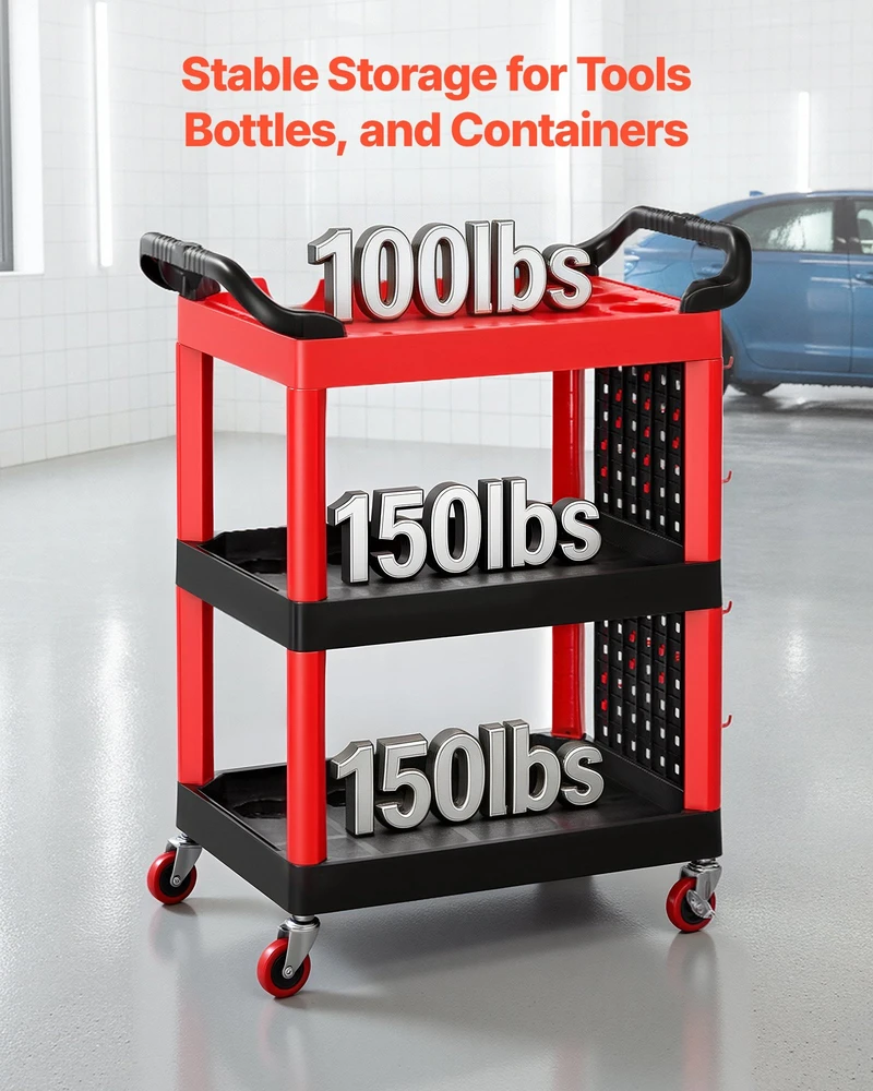 Įrankių vežimėlis VEVOR FF-TC8602, 136 kg keliamoji galia