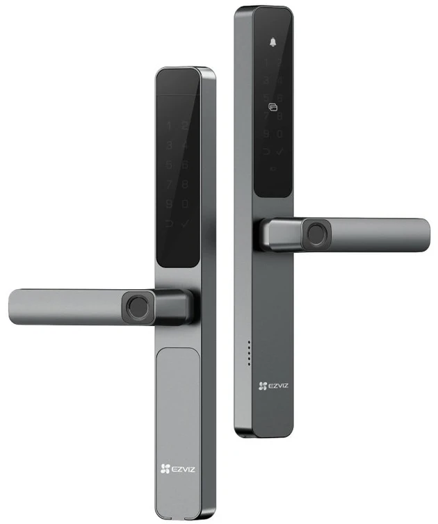 Išmani durų rankena EZVIZ, IP65, Wi-Fi 2.4GHz, SLIM, su slaptažodžiu, RFID, pirštų antspaudu