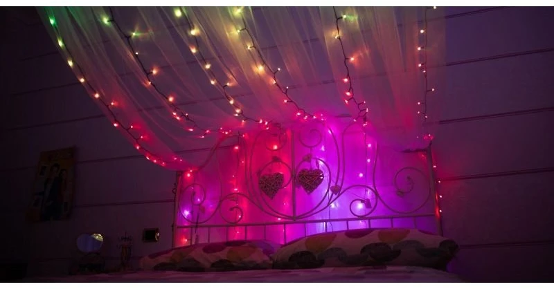 Kalėdinė išmanioji lempučių girlianda Twinkly Strings 600L 4,3mm RGB