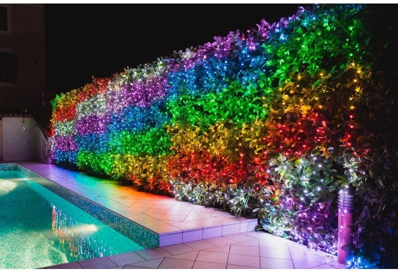 Kalėdinė išmanioji lempučių girlianda Twinkly Strings 600L 4,3mm RGB