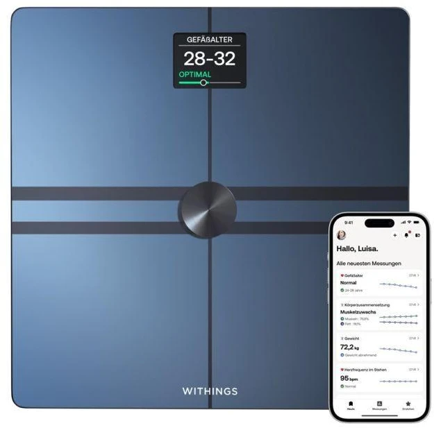Withings Svarstyklės Body Comp - Juodos spalvos