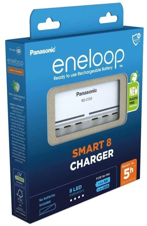 Kroviklis Panasonic ENELOOP BQ-CC63E, 5 val