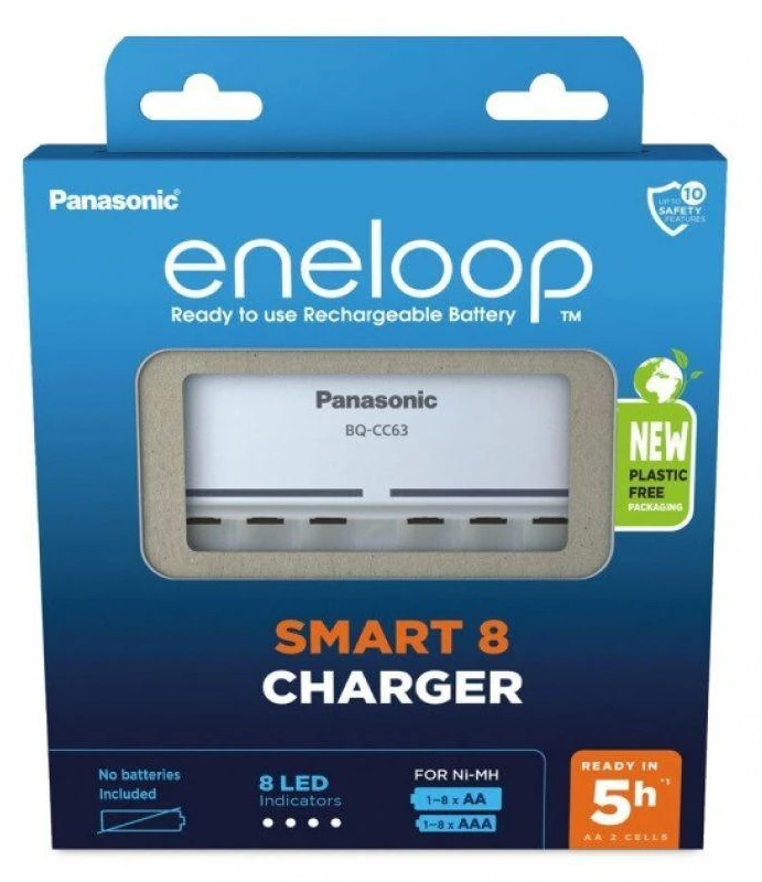 Kroviklis Panasonic ENELOOP BQ-CC63E, 5 val