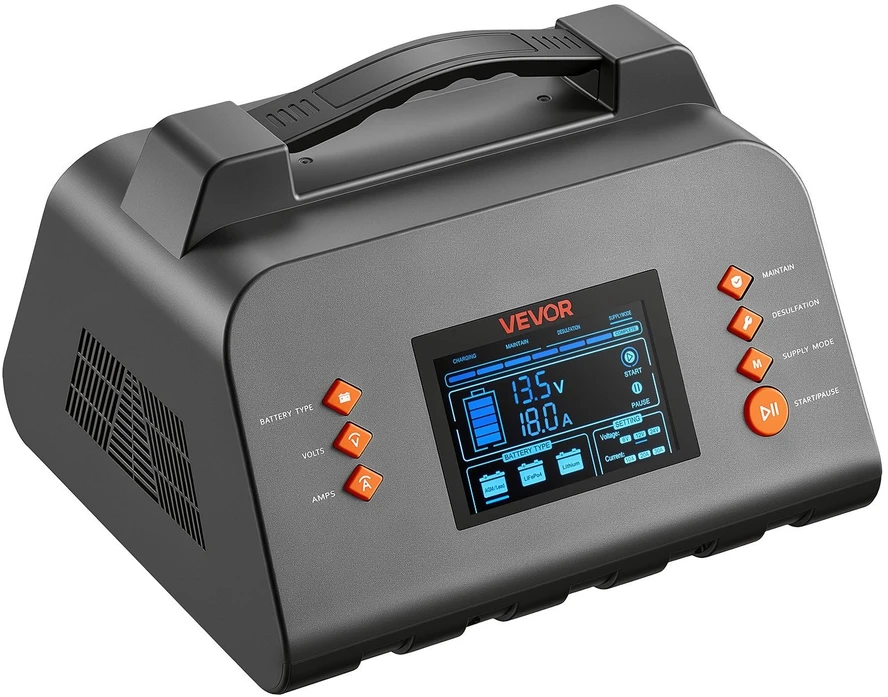 VEVOR Išmanus akumuliatorių įkroviklis 30A 6V/12V/24V