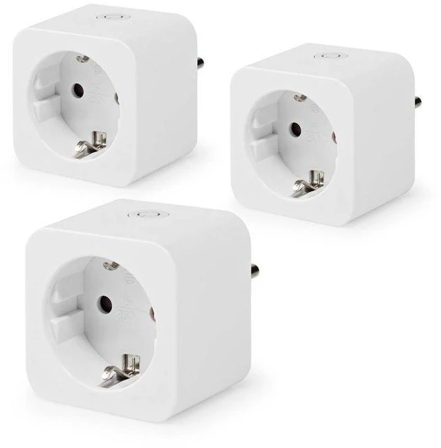 Inteligentne gniazdko Nedis SmartLife WIFIP121FWT3 Wi-Fi (3 sztuki)