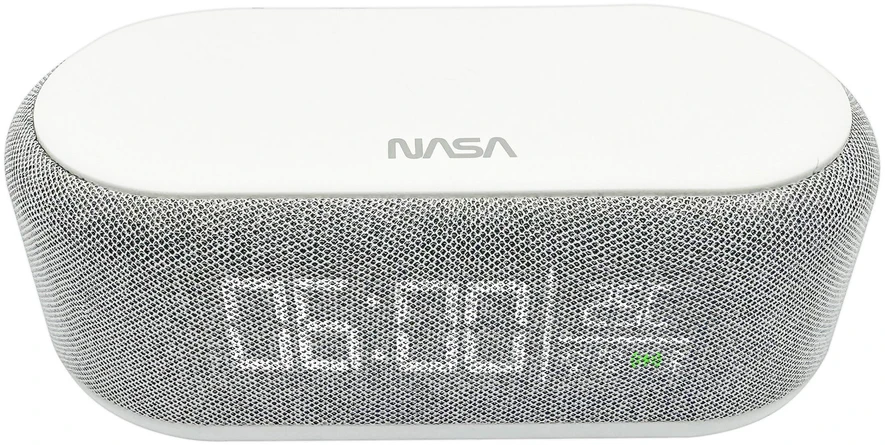 Garsiakalbis Bluetooth Laikrodis Įkroviklis Indukcinė Qi Lampa Led Alarm Nasa Spc400 / Nasa Spc400