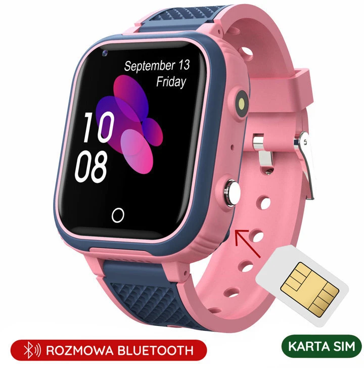 Išmanusis laikrodis DZIECIĘCY PACIFIC 30-2 KIDS - pink (sy026b)
