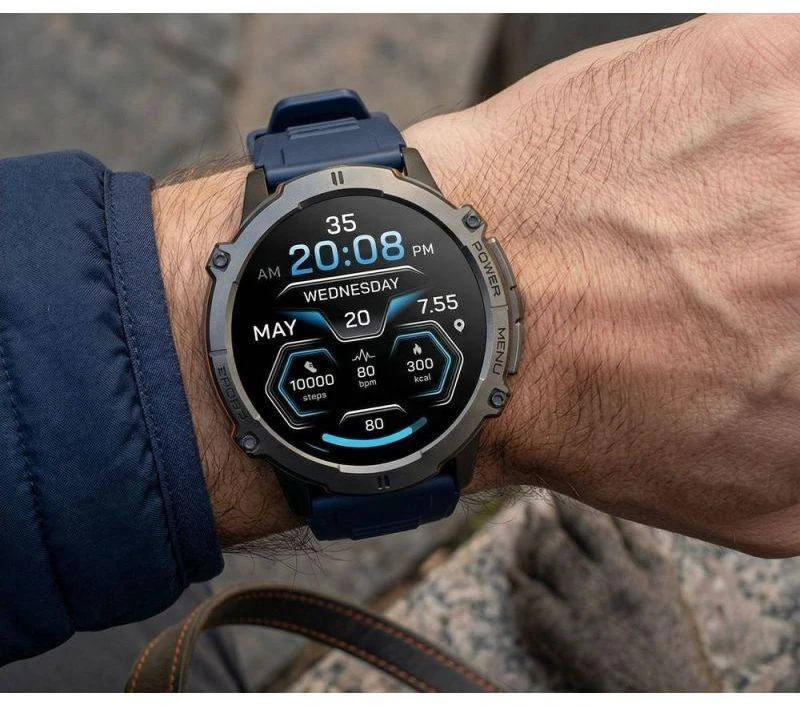 Išmanusis laikrodis MĘSKI GRAVITY GT42-2 - AMOLED, DODATKOWA BRANSOLETA (sg056b)