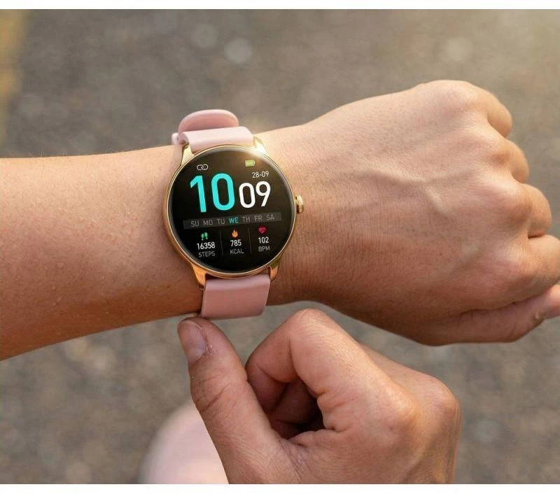Išmanusis laikrodis DAMSKI GRAVITY GT31-1 - AMOLED, DODATKOWY PASEK (sg052a)