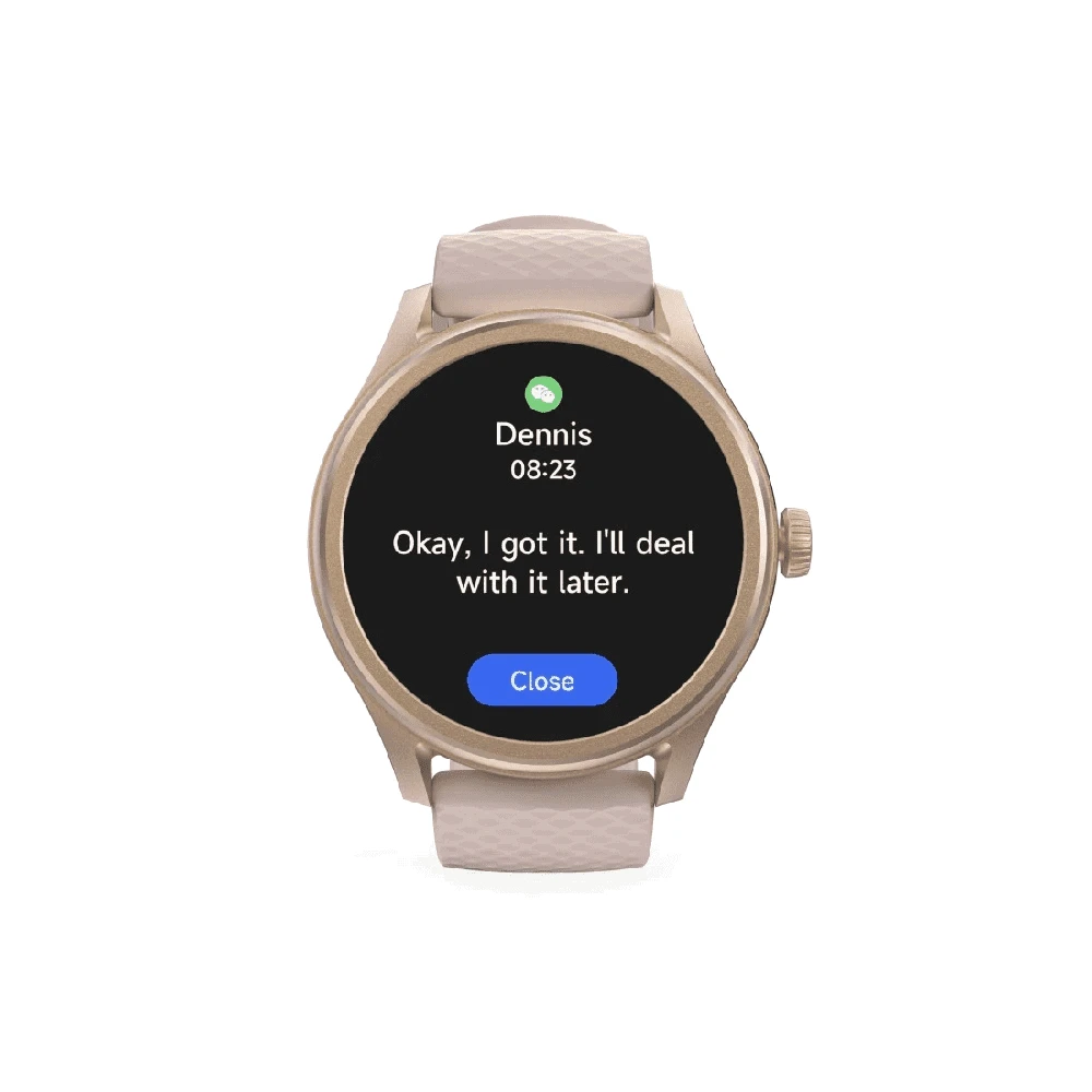 Išmanusis laikrodis Hama Fit Watch 5010 rožinė złoto