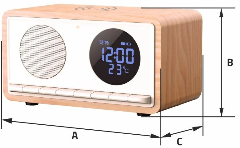 Manta RDI912W Rimini Baltas Bluetooth garsiakalbis