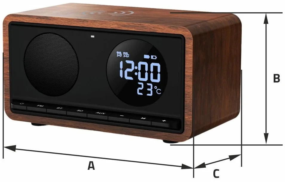 Manta Rimini Juodas Bluetooth garsiakalbis