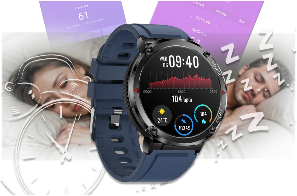 Išmanusis laikrodis MĘSKI GRAVITY GT21-5 - BLUETOOTH CALL, DODATKOWY PASEK (sg025e)