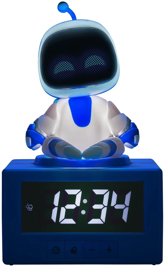 Paladone Astro Bot skaitmeninis žadintuvas su naktine lempute