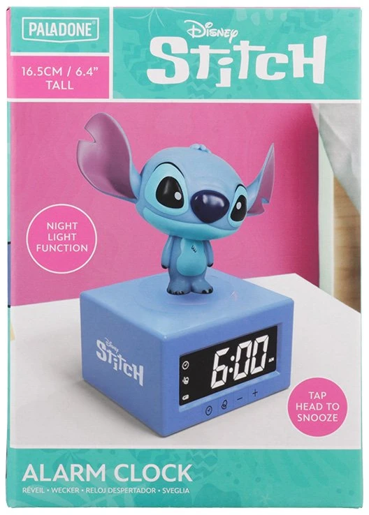 Paladone Stitch skaitmeninis žadintuvas su naktine lempute