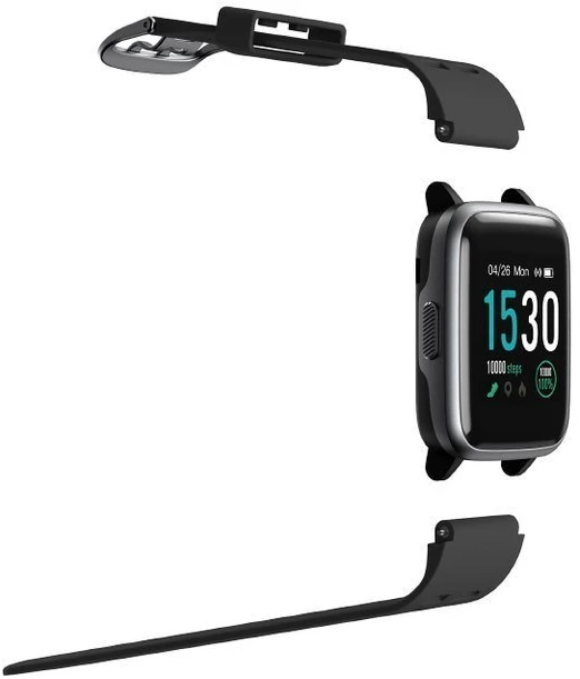 Išmanusis laikrodis UNISEX Jordan Kerr Active - juodas (sj002b) Jutiklinis ekranas IPS