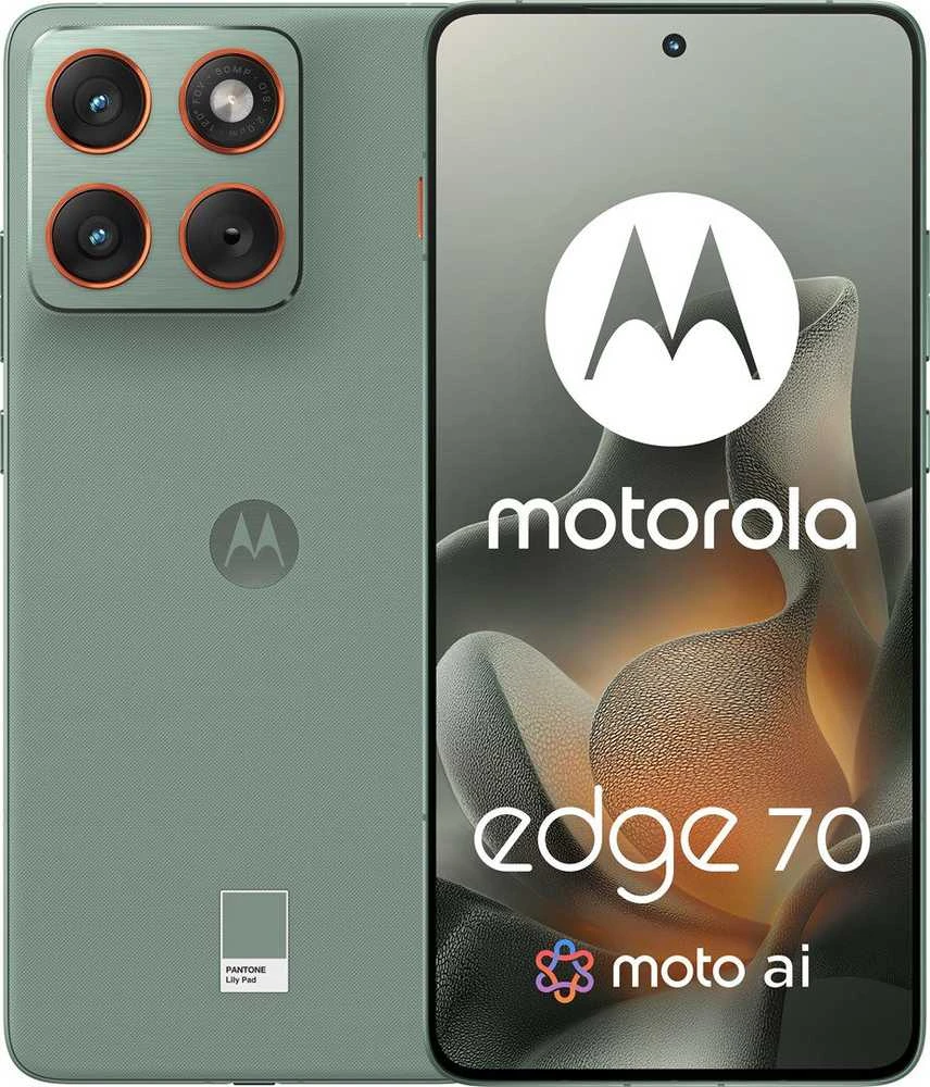 Motorola Edge 70 6.7" Dviguba SIM kortelė Android 16 USB Type-C 12 GB 512 GB 4800 mAh Žalias