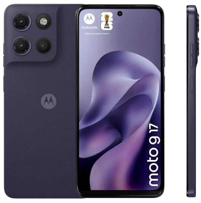 Išmanusis telefonas Motorola Moto G17 8/128GB, PANTONE Evening Mėlyna