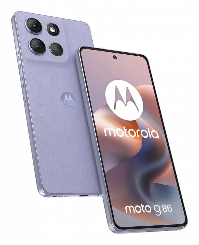 „Motorola Moto G86 5G“ 16,9 cm (6,67 colio) Dviguba SIM kortelė „Android 15“ USB C tipo 8 GB 256 GB 5200 mAh Alyvinis