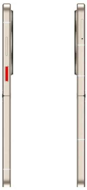 NUI „Nubia Flip 5G“ 8/256 GB komplektas „Sunshine Gold“ išmanusis telefonas
