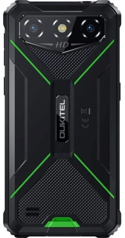 Išmanusis telefonas OUKITEL G3 G3-GN/OL, 6", "Dual SIM", Android 14, 4G, USB Type-C, 4 GB / 128 GB, 6300 mAh, žalias