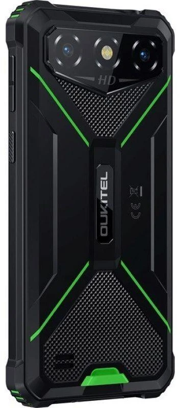 Išmanusis telefonas OUKITEL G3 G3-GN/OL, 6", "Dual SIM", Android 14, 4G, USB Type-C, 4 GB / 128 GB, 6300 mAh, žalias