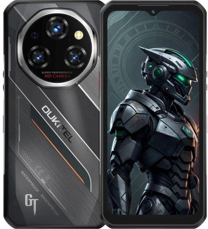 Oukitel WP62 6,58″ Išmanusis telefonas Dual SIM Android 15 5G USB Type-C 8 GB 256 GB 11000 mAh Juodas