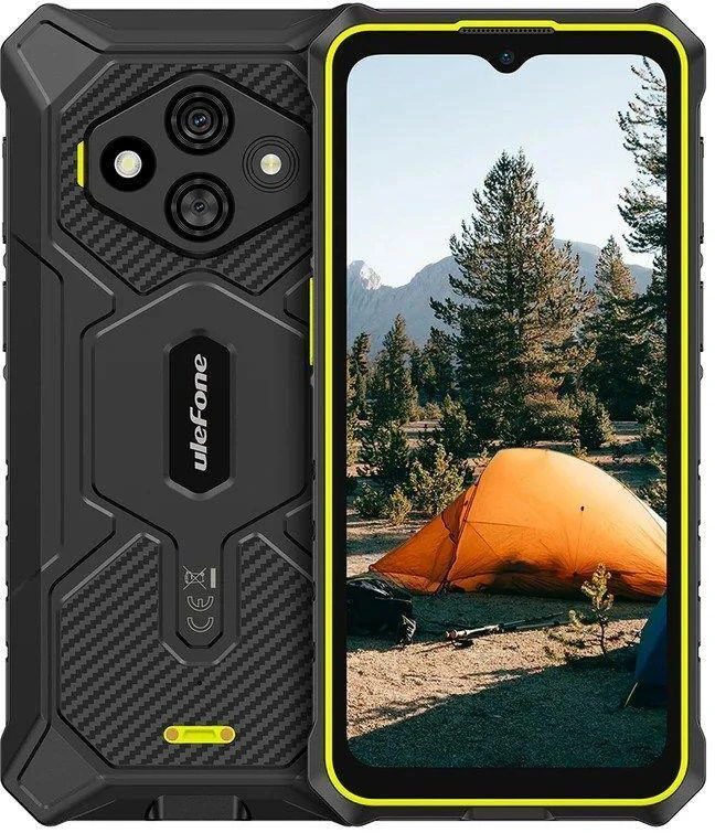 ULF Ulefone RugKing 3 Pro 16,7 cm (6.56″) Dviguba SIM jungtis Android 15 4G C tipo USB 8 GB 128 GB 5700 mAh, žaliai juodas