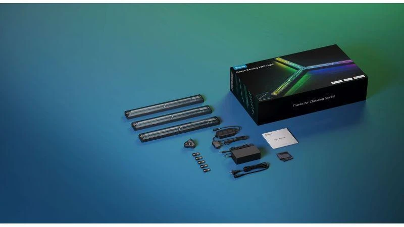 Govee H6063 žaidimų sieninis šviestuvas | Oświetlenie LED | RGBIC, 2,4 GHz Wi-Fi + Bluetooth