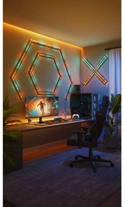 Govee H6063 žaidimų sieninis šviestuvas | Oświetlenie LED | RGBIC, 2,4 GHz Wi-Fi + Bluetooth