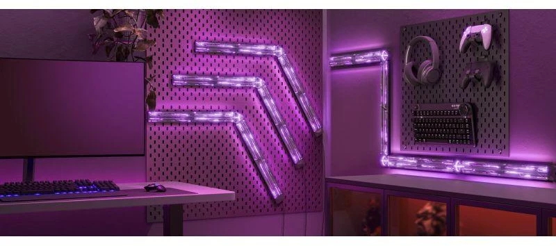 Govee H6063 žaidimų sieninis šviestuvas | Oświetlenie LED | RGBIC, 2,4 GHz Wi-Fi + Bluetooth
