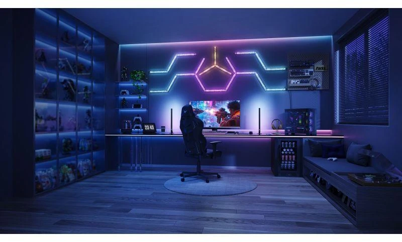 Govee H6063 žaidimų sieninis šviestuvas | Oświetlenie LED | RGBIC, 2,4 GHz Wi-Fi + Bluetooth