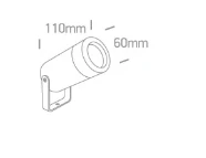 Įsmeigiamas sodo šviestuvas, GU10, antracito sp., IP65, 67200G/AN