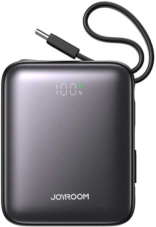 Išorinė baterija Power Bank Joyroom JR-PBF27 22.5W Mini 10000mAh juoda