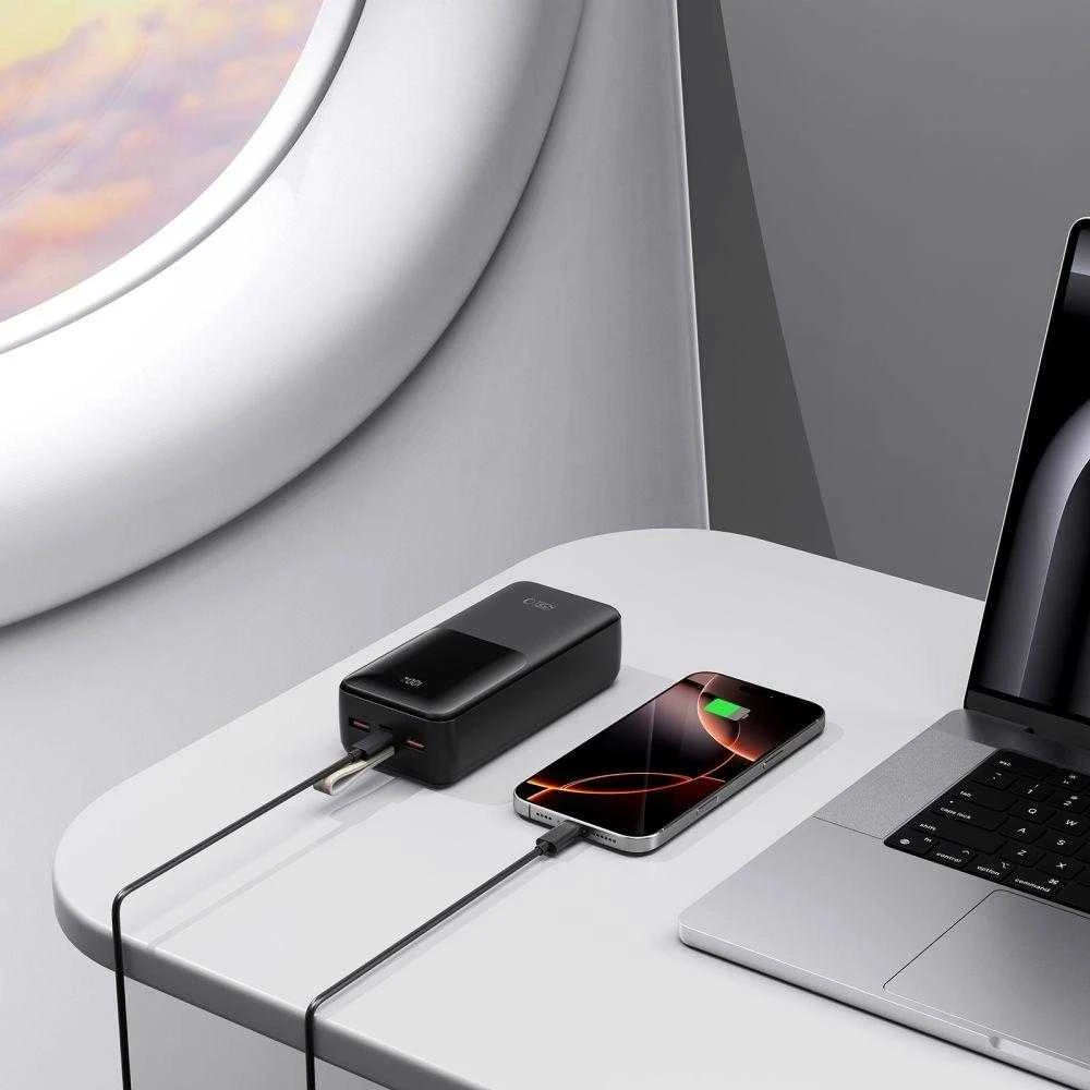 Powerbank Tech-Protect PB03 30000mAh 22.5W - juodas