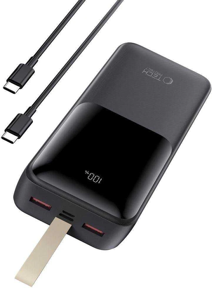 Powerbank Tech-Protect PB03 30000mAh 22.5W - juodas