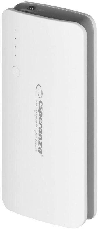 Išorinė baterija (Power Bank) Esperanza Radium EMP106WE (8000mAh; microUSB, USB 2.0; balta)