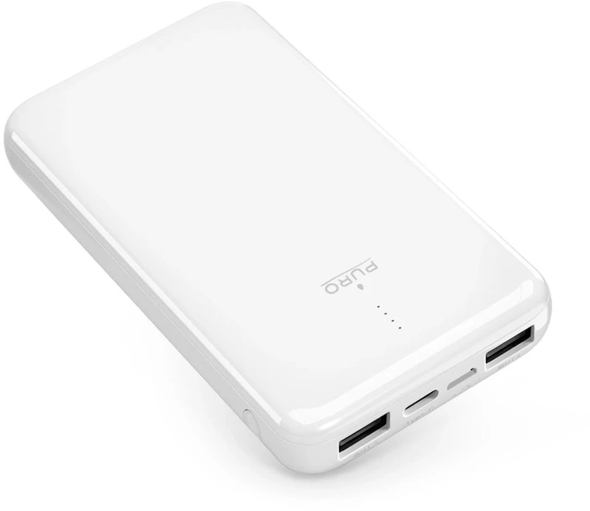 Nezatříděno Apple Išorinė baterija PURO su greituoju krovimu, 10 000mAh, 2xUSB-A, 1xUSB-C, balta / PWFCBB100P2WHI