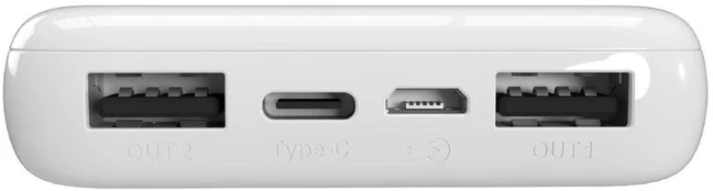 Nezatříděno Apple Išorinė baterija PURO su greituoju krovimu, 10 000mAh, 2xUSB-A, 1xUSB-C, balta / PWFCBB100P2WHI