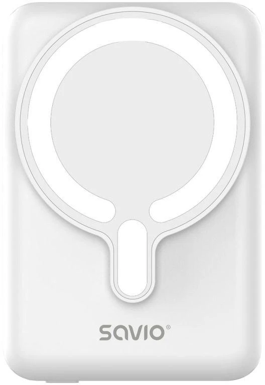 Savio BA-13 power bank 10000 mAh Belaidis įkrovimas Baltas