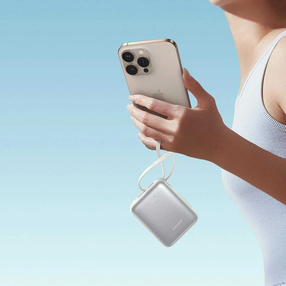 Išorinė baterija Power Bank Joyroom JR-PBF27 22.5W Mini 10000mAh balta
