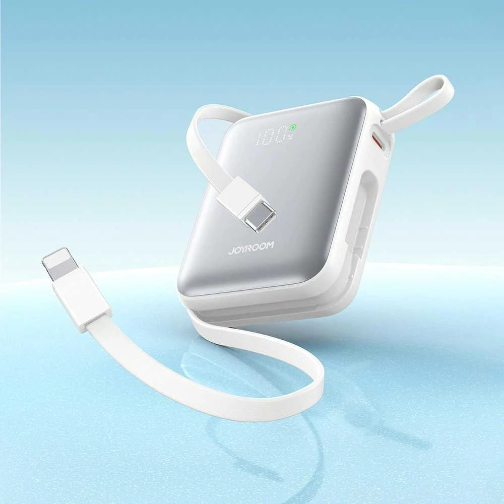 Išorinė baterija Power Bank Joyroom JR-PBF27 22.5W Mini 10000mAh balta