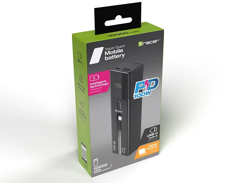 Tracer Quant 10000 mAh 100W PD+QC